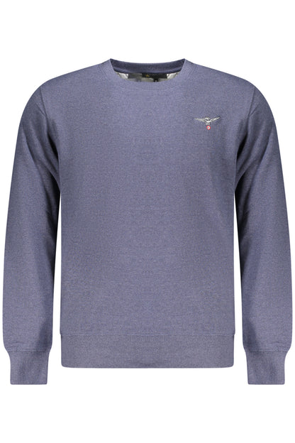 MILITARY ACADEMY MEN'S BLUE ZIP-UP SWEATSHIRT