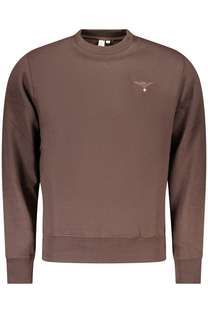 SWEAT-SHIRT FERMETURE ÉCLAIR MARRON POUR HOMME DE L'ACADÉMIE MILITAIRE