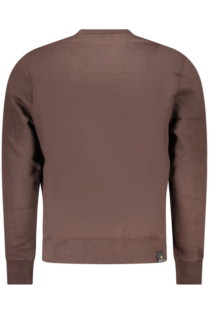SWEAT-SHIRT FERMETURE ÉCLAIR MARRON POUR HOMME DE L'ACADÉMIE MILITAIRE
