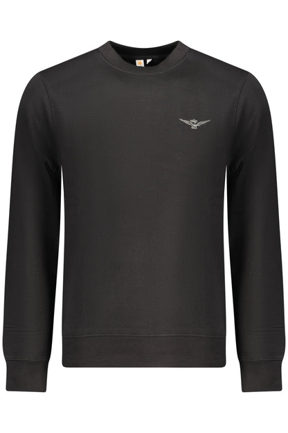 MILITARY ACADEMY MEN'S BLACK ZIP-UP SWEATSHIRT