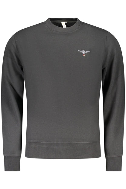 SWEAT-SHIRT NOIR À FERMETURE ÉCLAIR POUR HOMME DE L'ACADÉMIE MILITAIRE