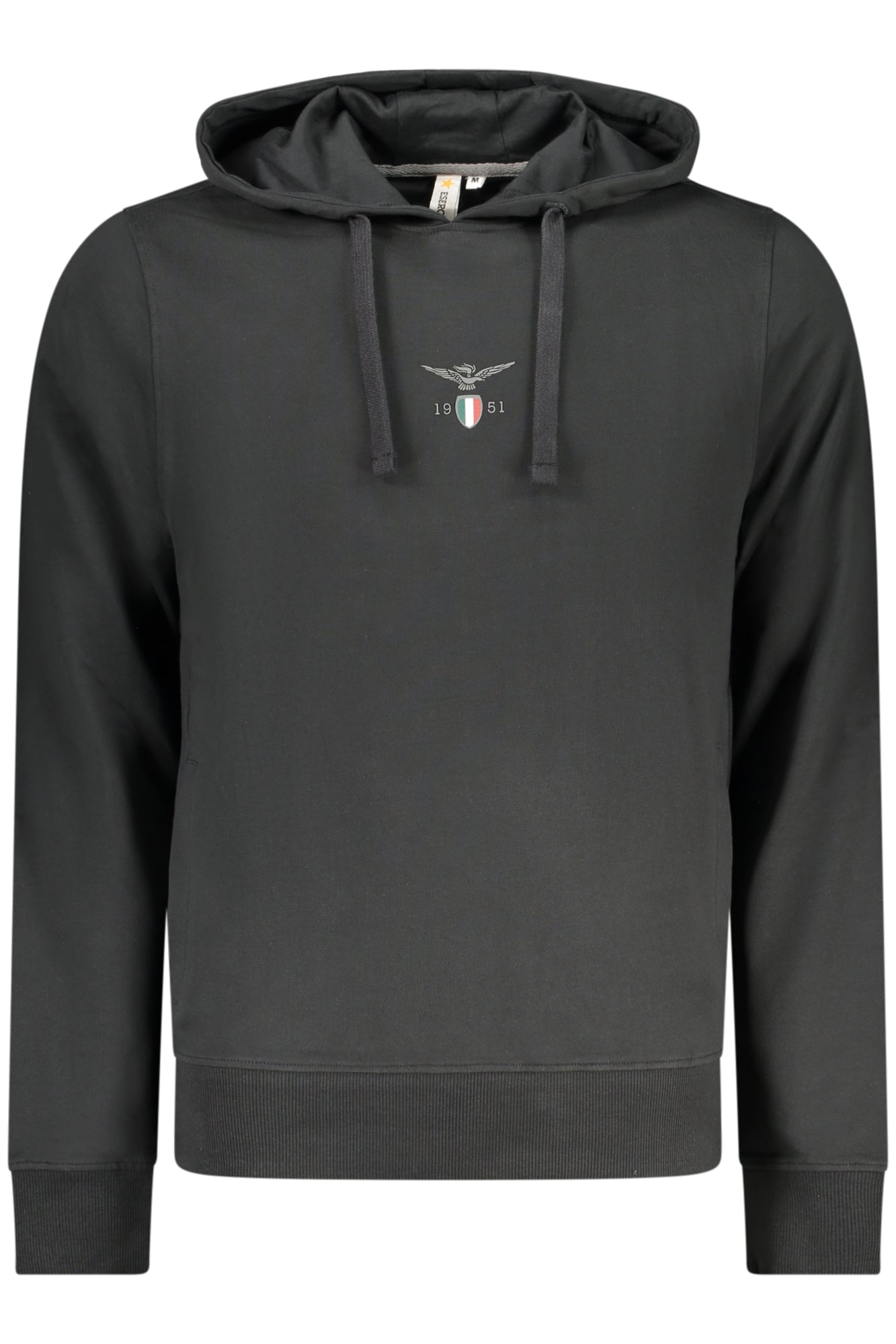 MILITARY ACADEMY MEN'S BLACK ZIP-UP SWEATSHIRT