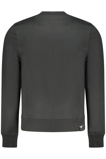MILITARY ACADEMY MEN'S BLACK ZIP-UP SWEATSHIRT