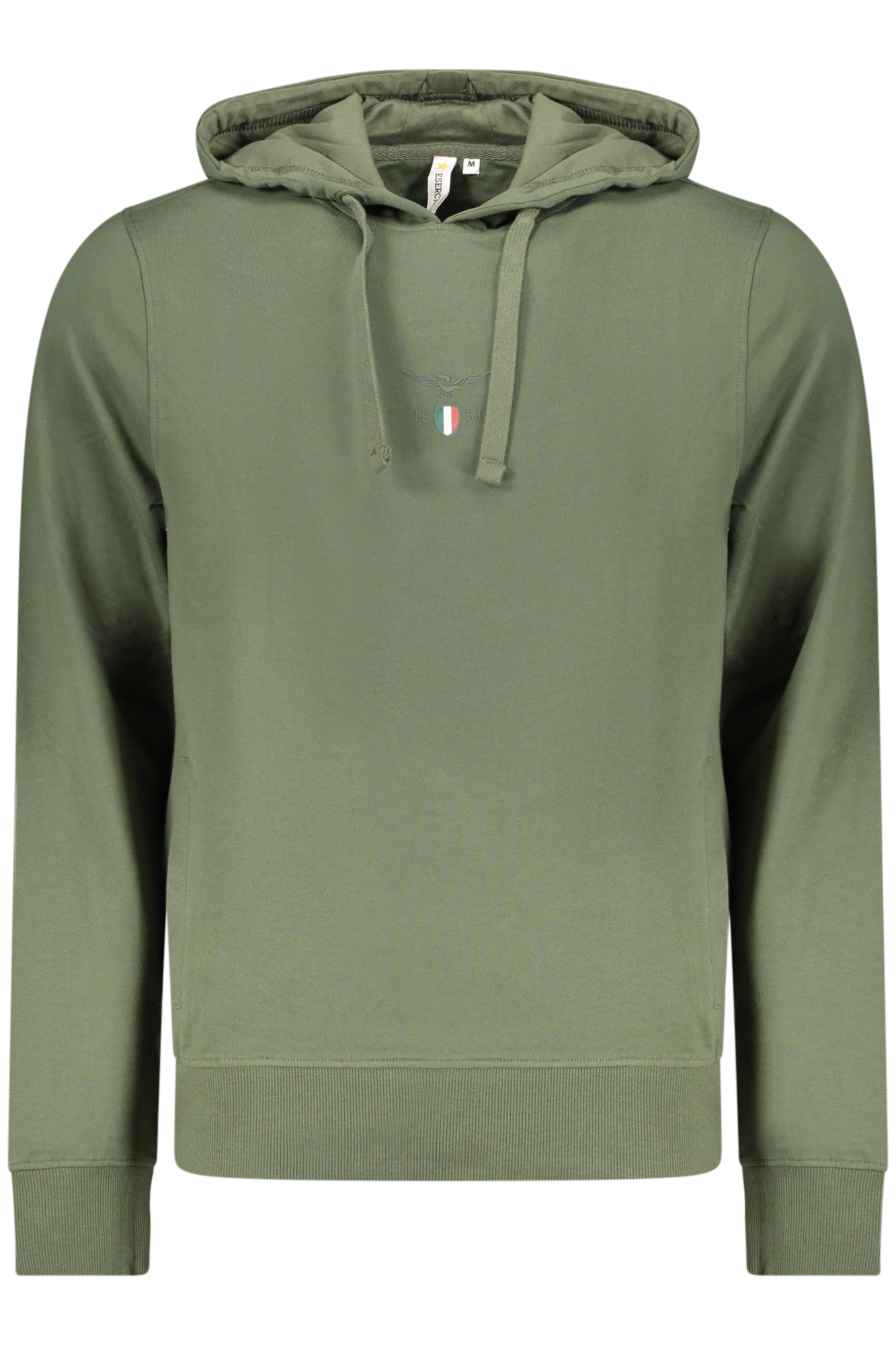MILITARY ACADEMY MEN'S ZIP-UP SWEATSHIRT, GREEN