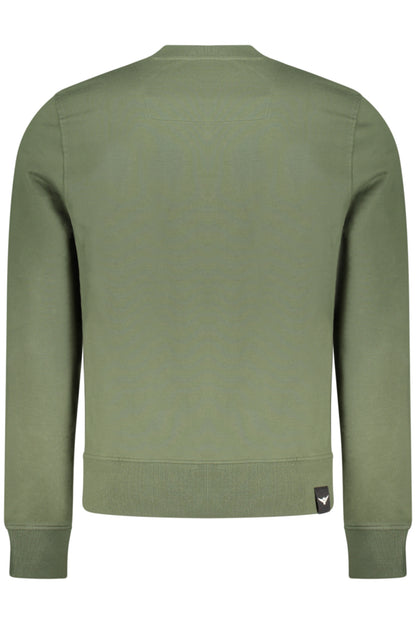 MILITARY ACADEMY MEN'S ZIP-UP SWEATSHIRT, GREEN