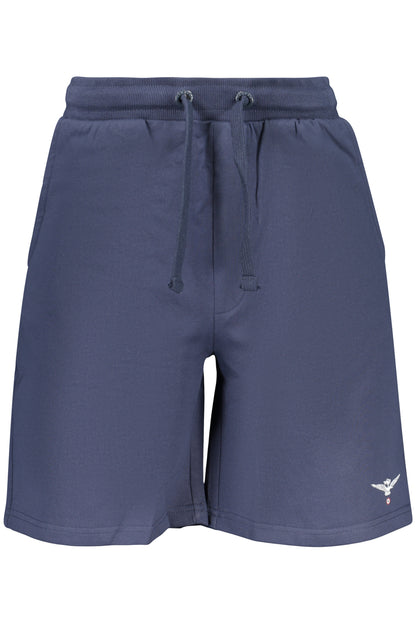 MILITARY ACADEMY MEN'S BLUE SHORT TRACKSUIT TROUSERS