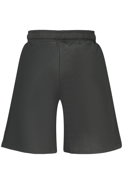 MILITARY ACADEMY MEN'S BLACK SHORT TRACKSUIT TROUSERS