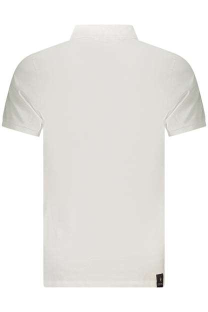 MILITARY ACADEMY MEN'S SHORT-SLEEVED POLO SHIRT, WHITE