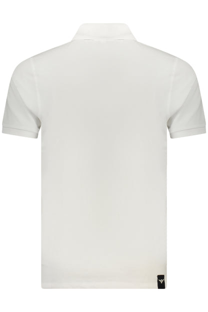 MILITARY ACADEMY MEN'S SHORT-SLEEVED POLO SHIRT, WHITE