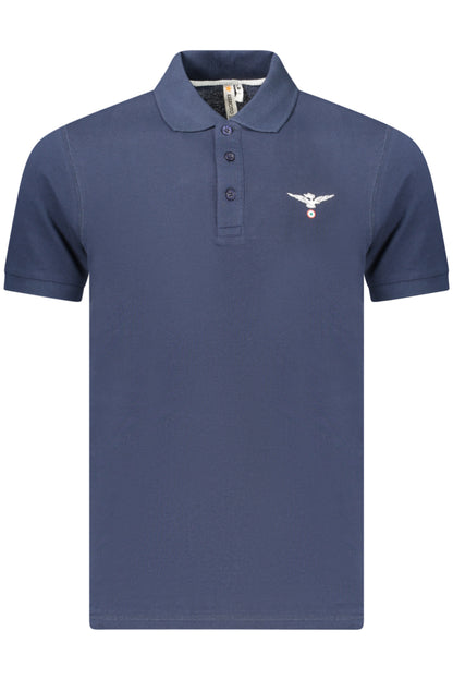 MILITARY ACADEMY MEN'S SHORT-SLEEVED POLO SHIRT, BLUE