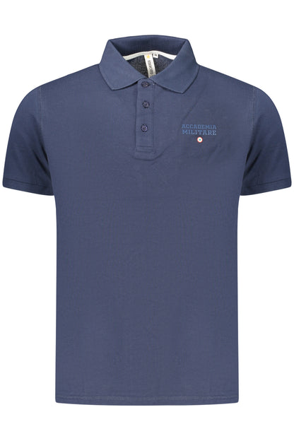 MILITARY ACADEMY MEN'S SHORT-SLEEVED POLO SHIRT, BLUE