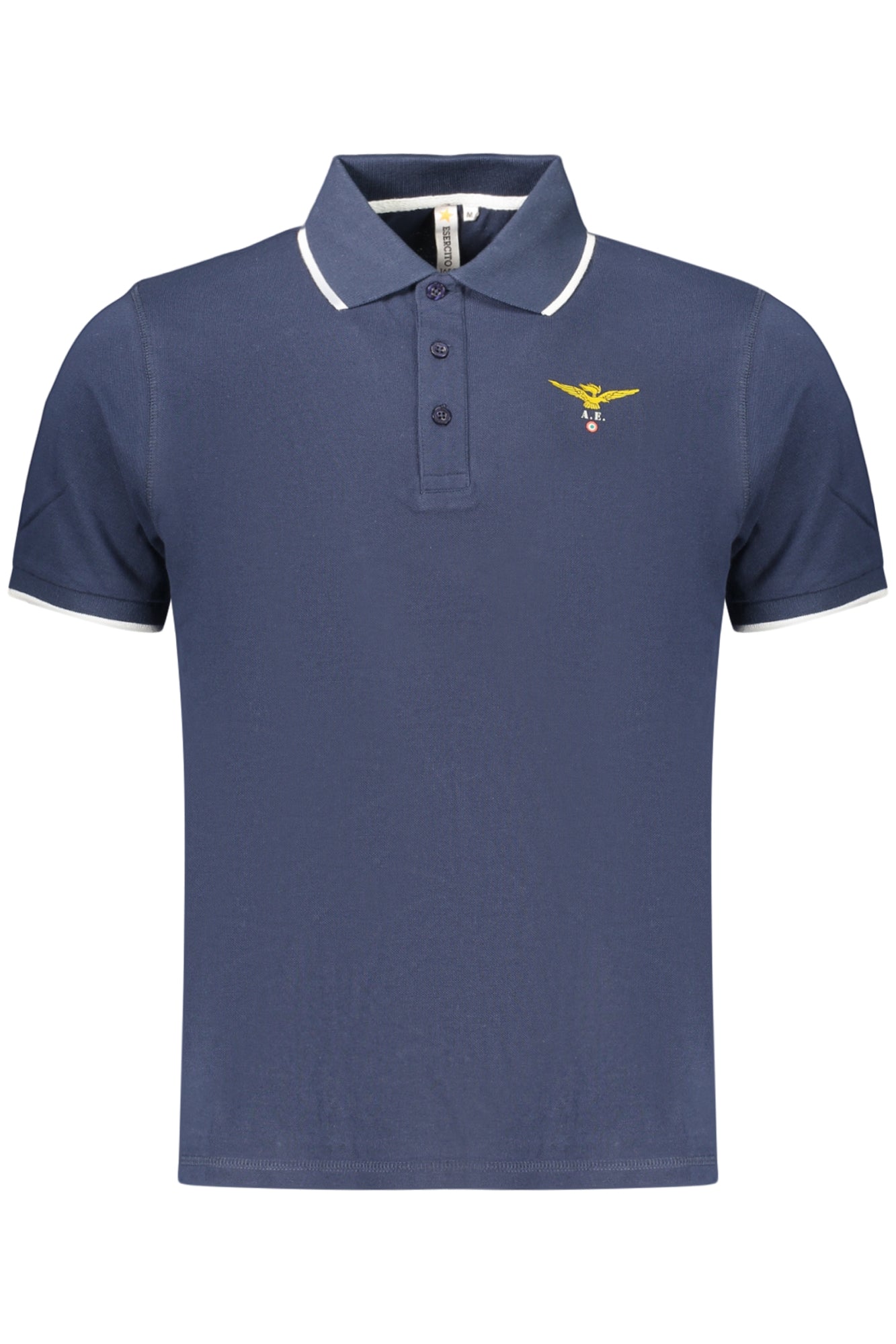 MILITARY ACADEMY MEN'S SHORT-SLEEVED POLO SHIRT, BLUE