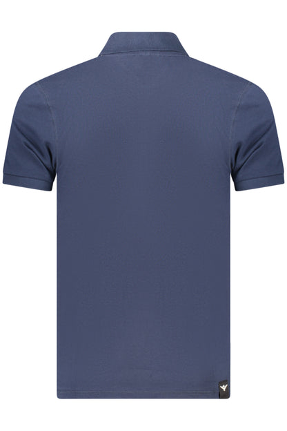 MILITARY ACADEMY MEN'S SHORT-SLEEVED POLO SHIRT, BLUE