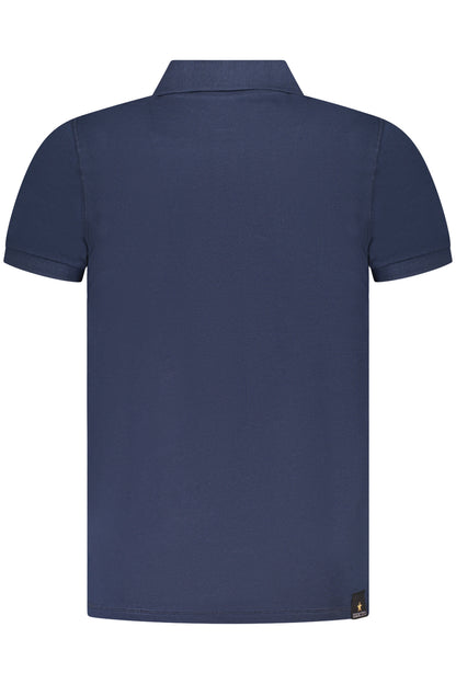 MILITARY ACADEMY MEN'S BLUE SHORT SLEEVE POLO