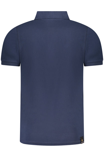 MILITARY ACADEMY MEN'S BLUE SHORT SLEEVE POLO
