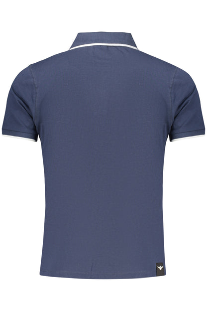 MILITARY ACADEMY MEN'S SHORT-SLEEVED POLO SHIRT, BLUE
