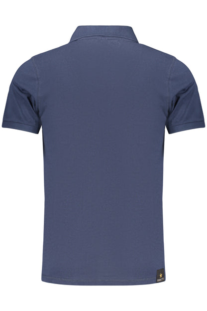 MILITARY ACADEMY MEN'S SHORT-SLEEVED POLO SHIRT, BLUE