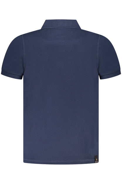 MILITARY ACADEMY MEN'S BLUE SHORT SLEEVE POLO