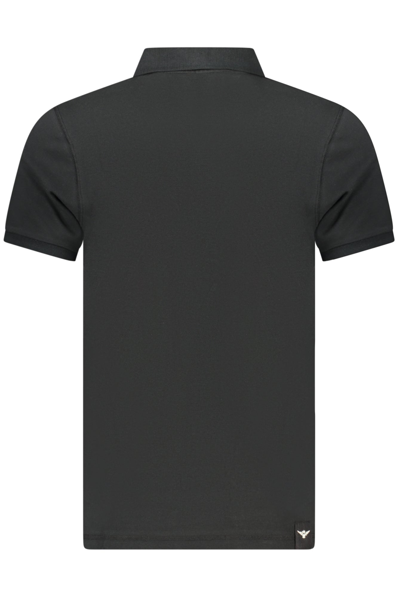 MILITARY ACADEMY MEN'S BLACK SHORT-SLEEVE POLO SHIRT