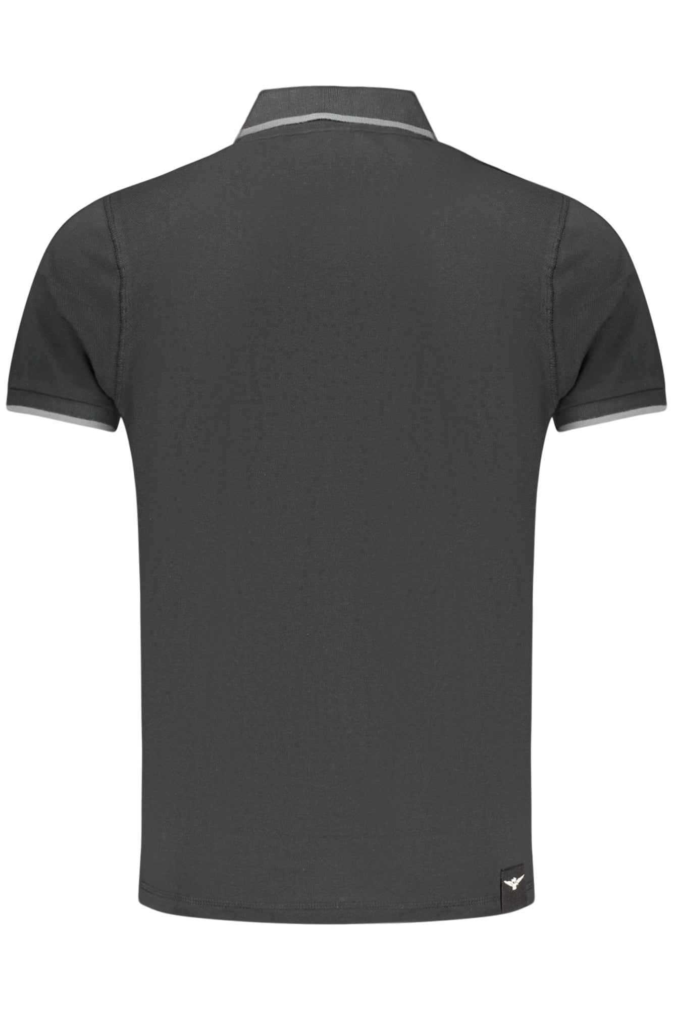 MILITARY ACADEMY MEN'S BLACK SHORT-SLEEVE POLO SHIRT