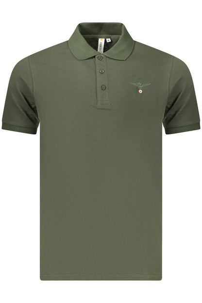 MILITARY ACADEMY MEN'S SHORT-SLEEVED POLO SHIRT, GREEN