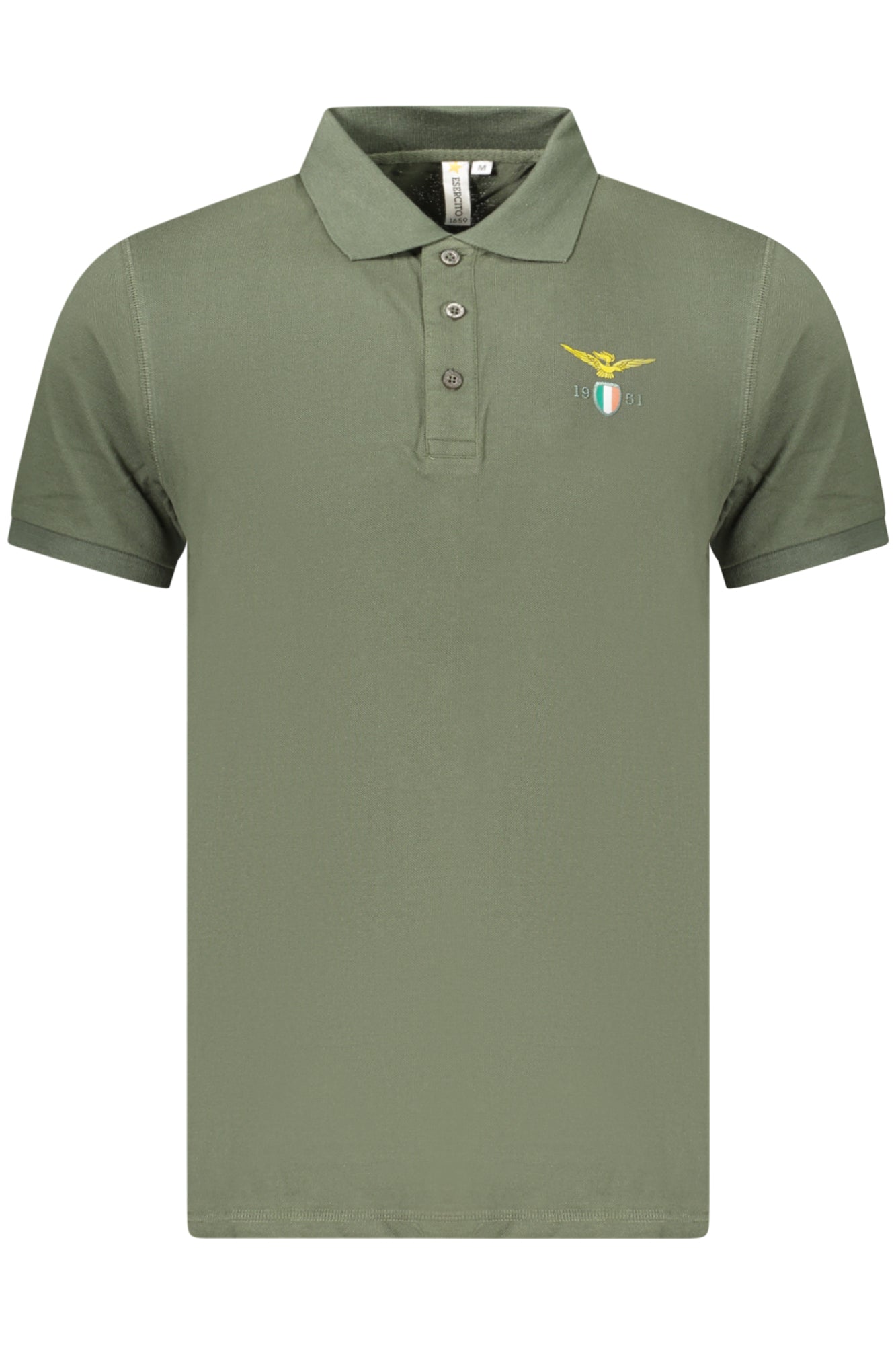 MILITARY ACADEMY MEN'S SHORT-SLEEVED POLO SHIRT, GREEN