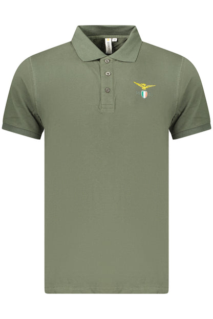 MILITARY ACADEMY MEN'S SHORT-SLEEVED POLO SHIRT, GREEN