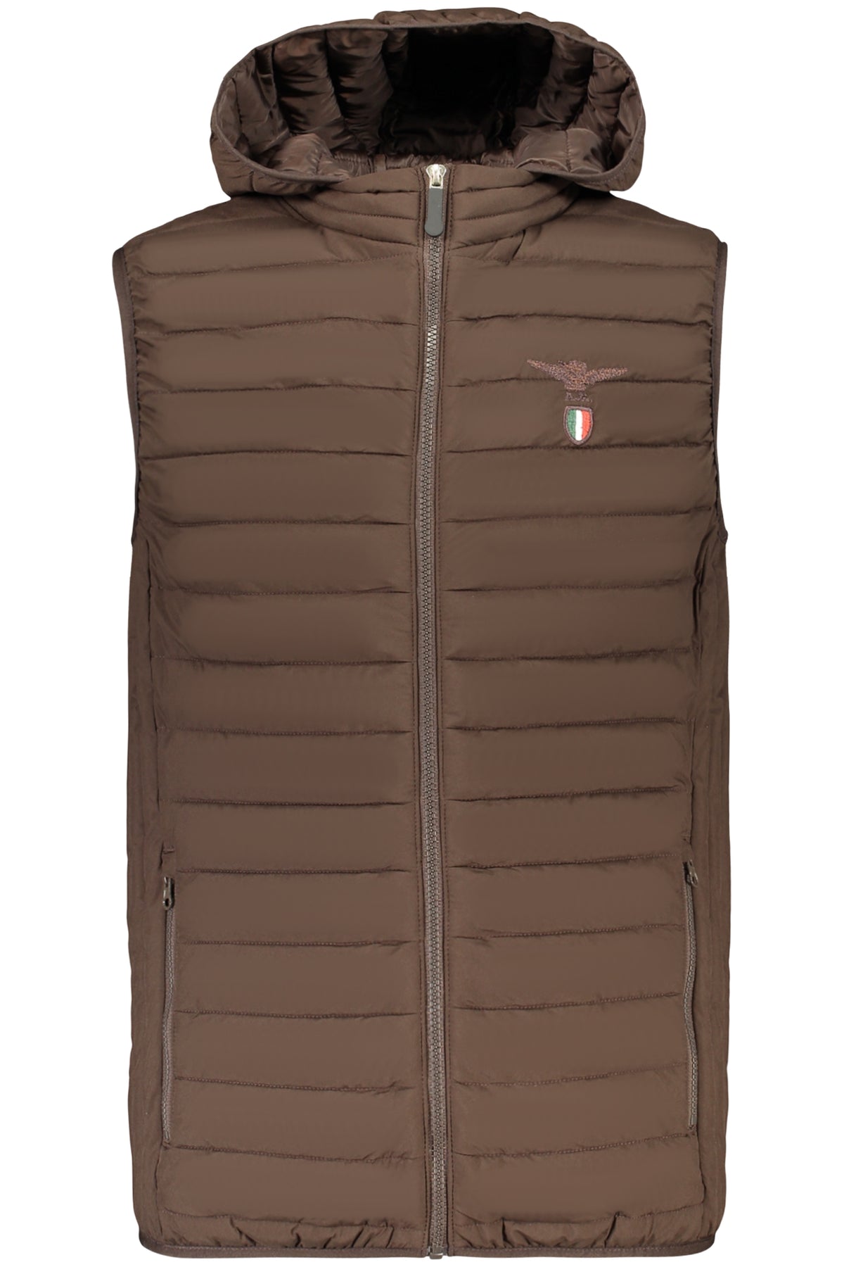 VESTE SANS MANCHES MARRON POUR HOMME DE L'ACADÉMIE MILITAIRE