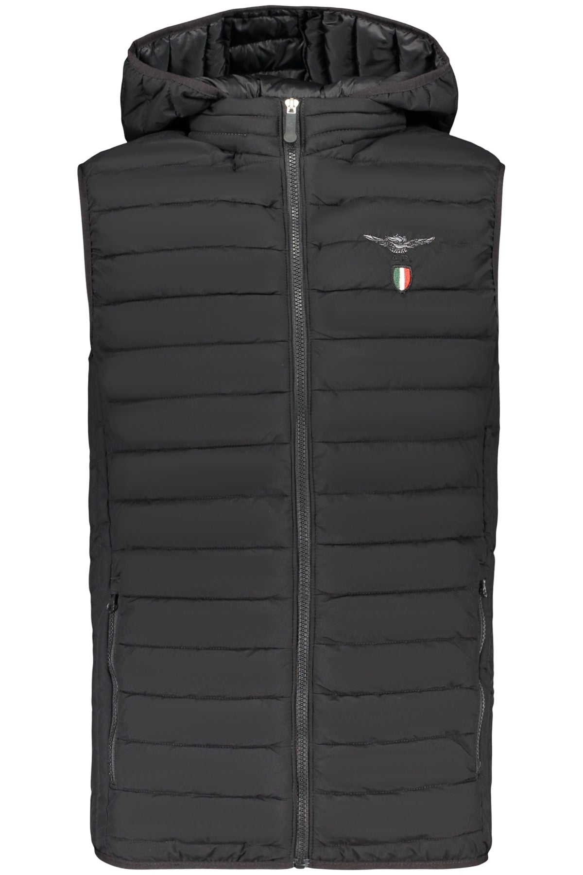 VESTE NOIRE SANS MANCHES POUR HOMME DE L'ACADÉMIE MILITAIRE