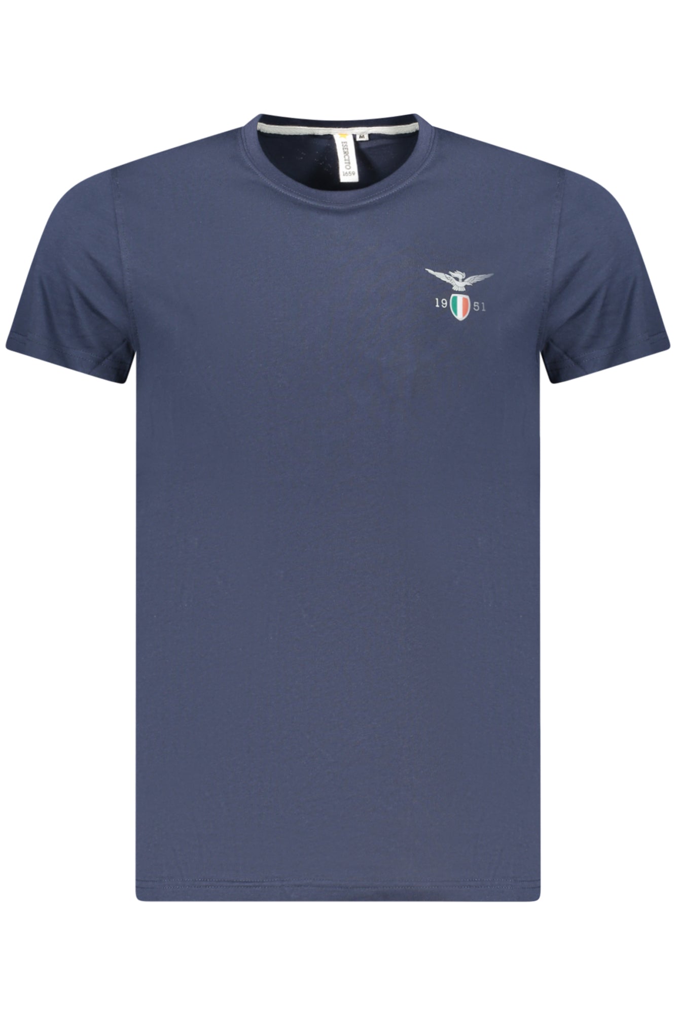 MILITARY ACADEMY MEN'S SHORT-SLEEVED T-SHIRT, BLUE