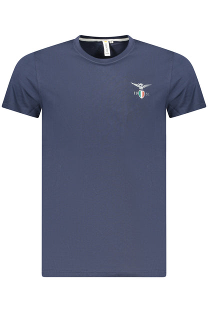 MILITARY ACADEMY MEN'S SHORT-SLEEVED T-SHIRT, BLUE