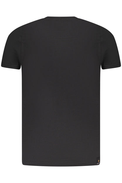 MILITARY ACADEMY BLACK MEN'S SHORT SLEEVE T-SHIRT