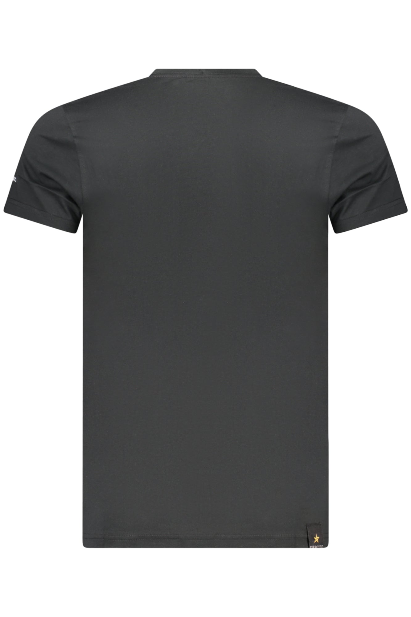 MILITARY ACADEMY MEN'S BLACK SHORT-SLEEVE T-SHIRT