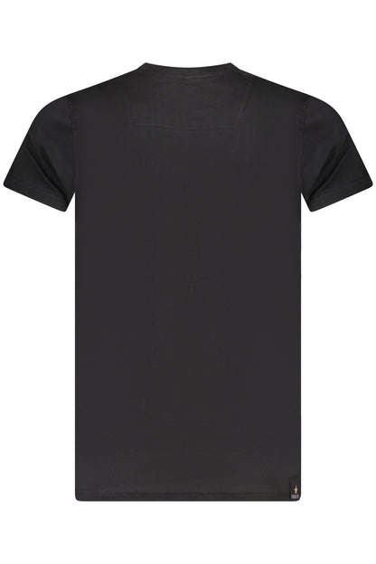 MILITARY ACADEMY BLACK MEN'S SHORT SLEEVE T-SHIRT