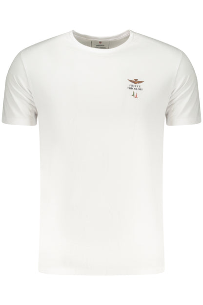 T-shirt blanc d'extérieur pour homme AERONAUTICA MILITARE