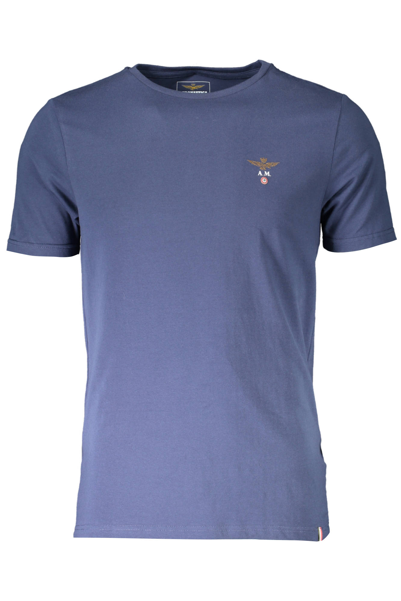 AERONAUTICA MILITARE MEN'S BLUE OUTDOOR T-SHIRT