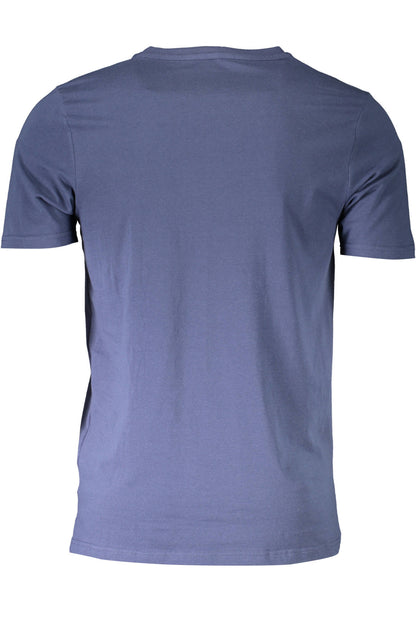 AERONAUTICA MILITARE MEN'S BLUE OUTDOOR T-SHIRT