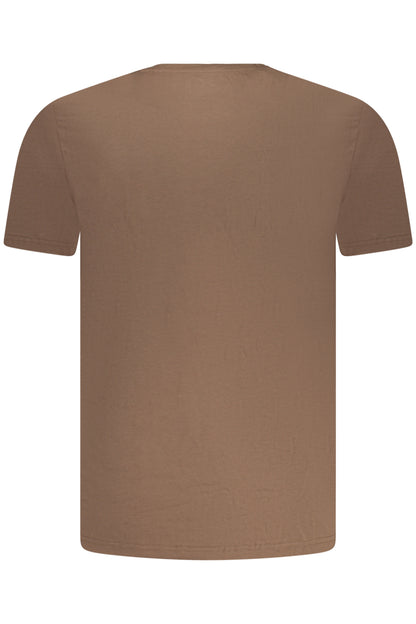AERONAUTICA MILITARE MEN'S BROWN OUTERWEAR T-SHIRT