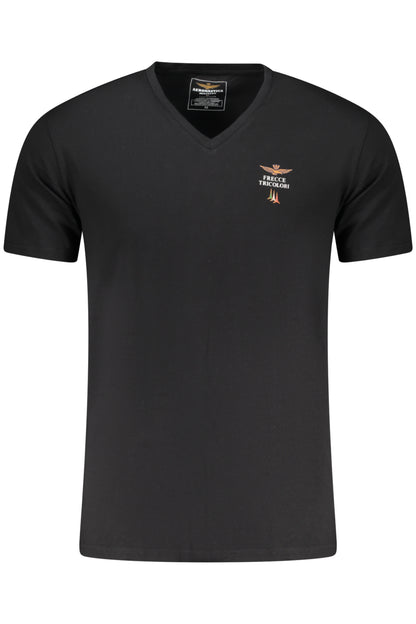 AERONAUTICA MILITARE MEN'S BLACK OUTFIT T-SHIRT