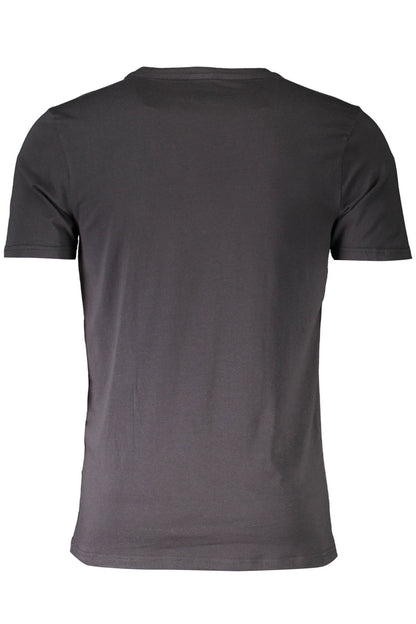 AERONAUTICA MILITARE BLACK MEN'S OUTERWEAR T-SHIRT