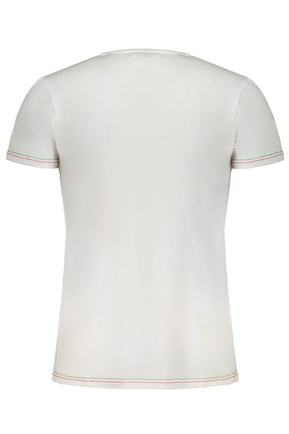 AERONAUTICA MILITARE MEN'S WHITE SHORT SLEEVE T-SHIRT