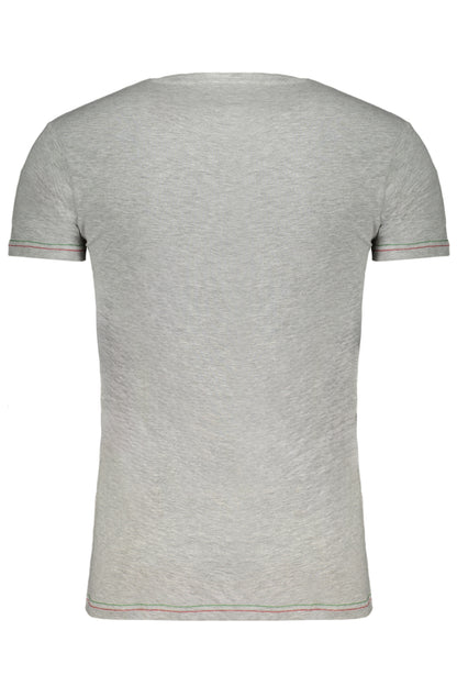 ERONAUTICA MILITARE MEN'S GRAY SHORT SLEEVE T-SHIRT