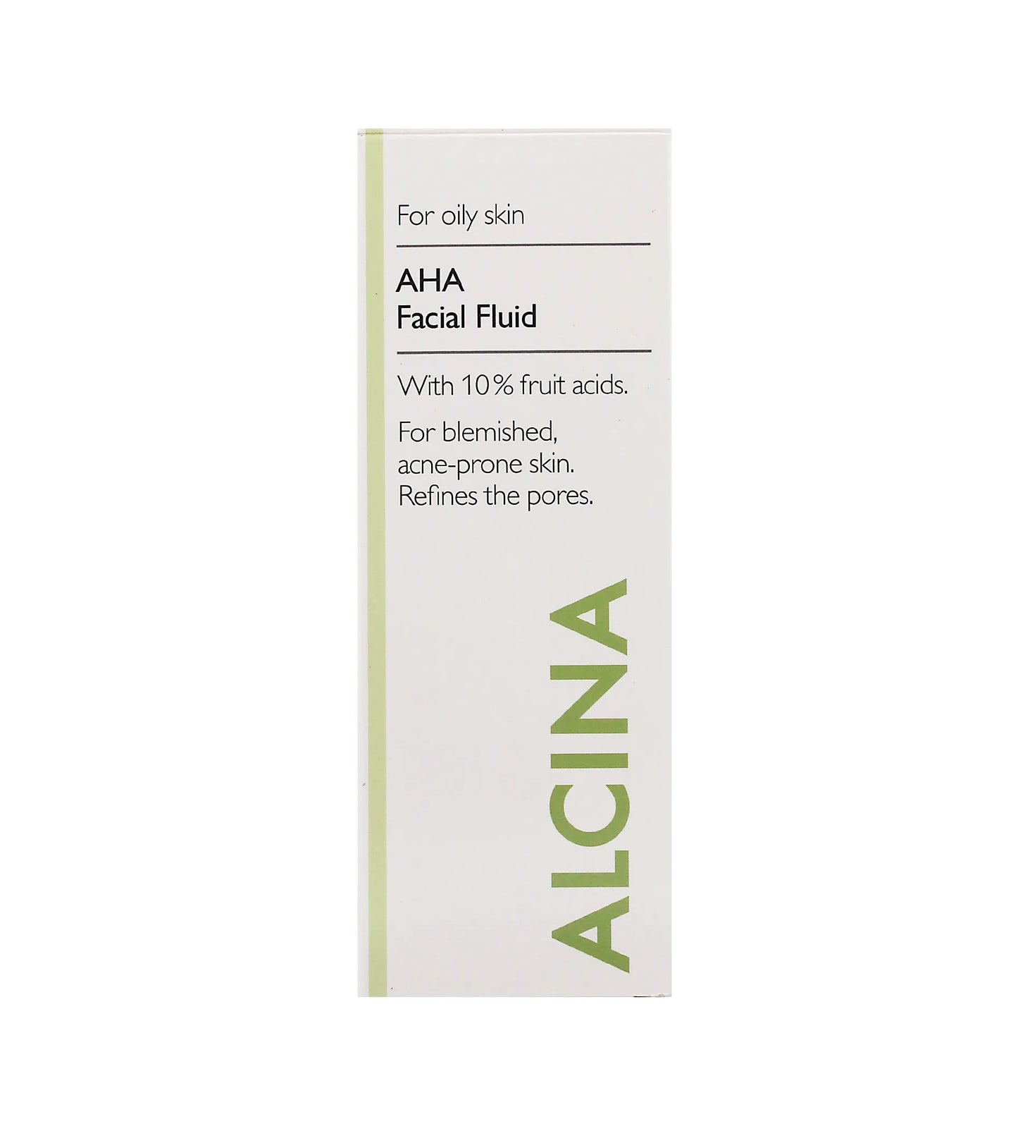 Alcina AHA Facial Fluid 10% gentle chemical peeling for oily to combination skin 50 ml