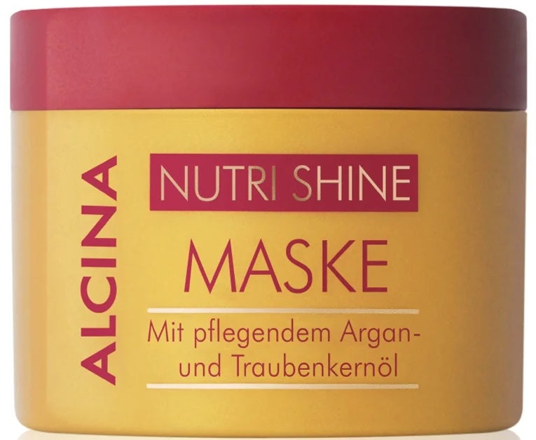 Mascarilla capilar nutritiva Alcina Nutri Shine con aceite de argán 200 ml
