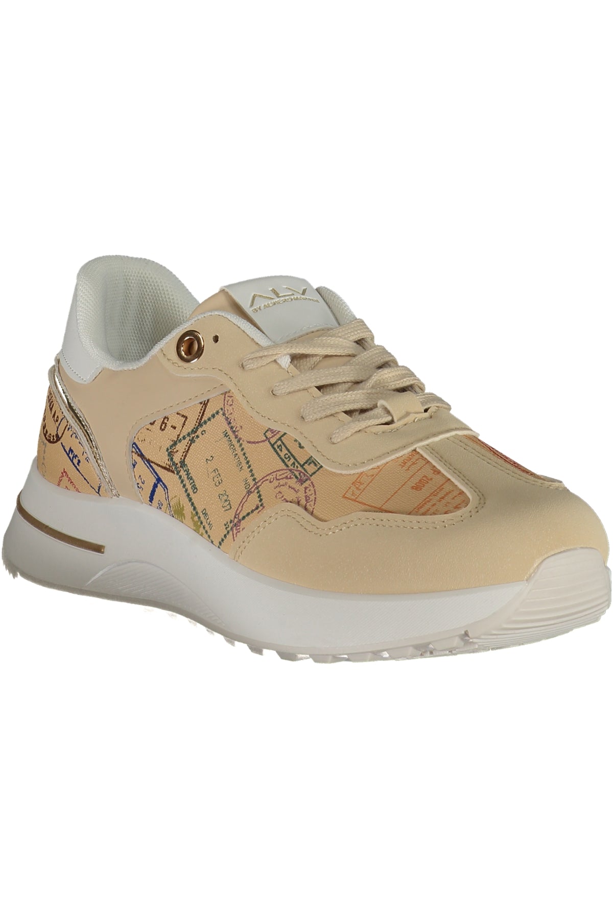 ALV BY ALVIERO MARTINI WOMEN'S BEIGE SPORTS SHOES