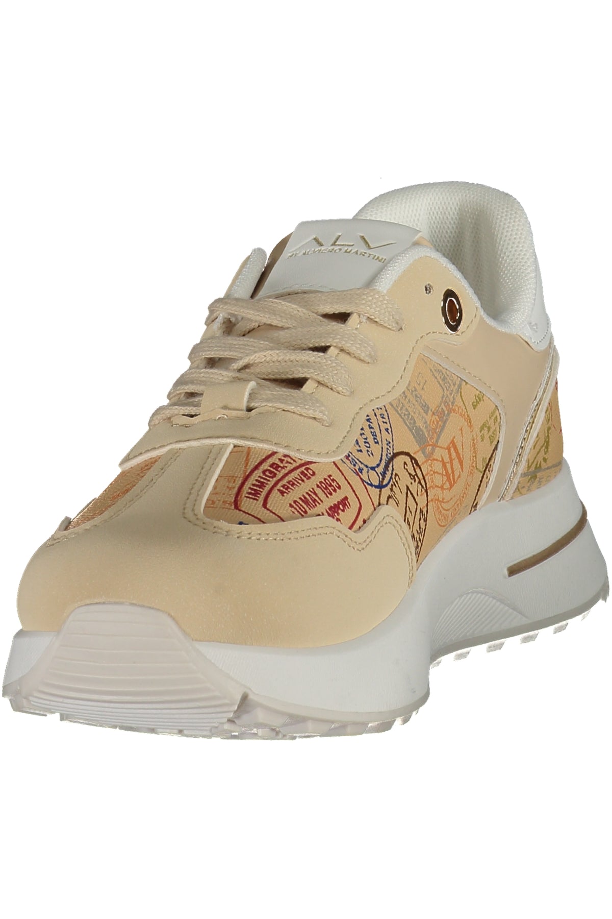ALV BY ALVIERO MARTINI WOMEN'S BEIGE SPORTS SHOES