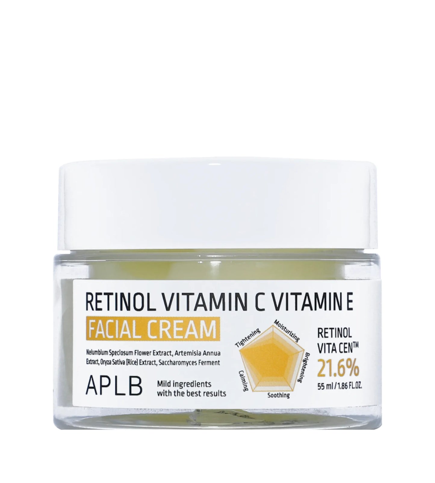 APLB Retinol Vitamin C Vitamin E Facial Cream 55ml