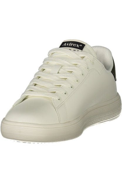 AVIREX MEN'S WHITE SPORTS FOOTWEAR
