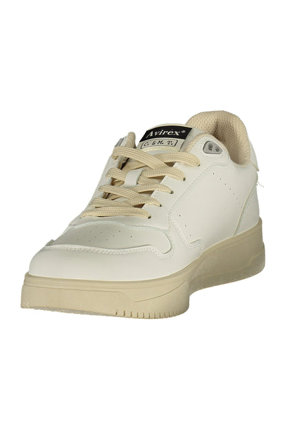 AVIREX MEN'S WHITE SPORTS FOOTWEAR