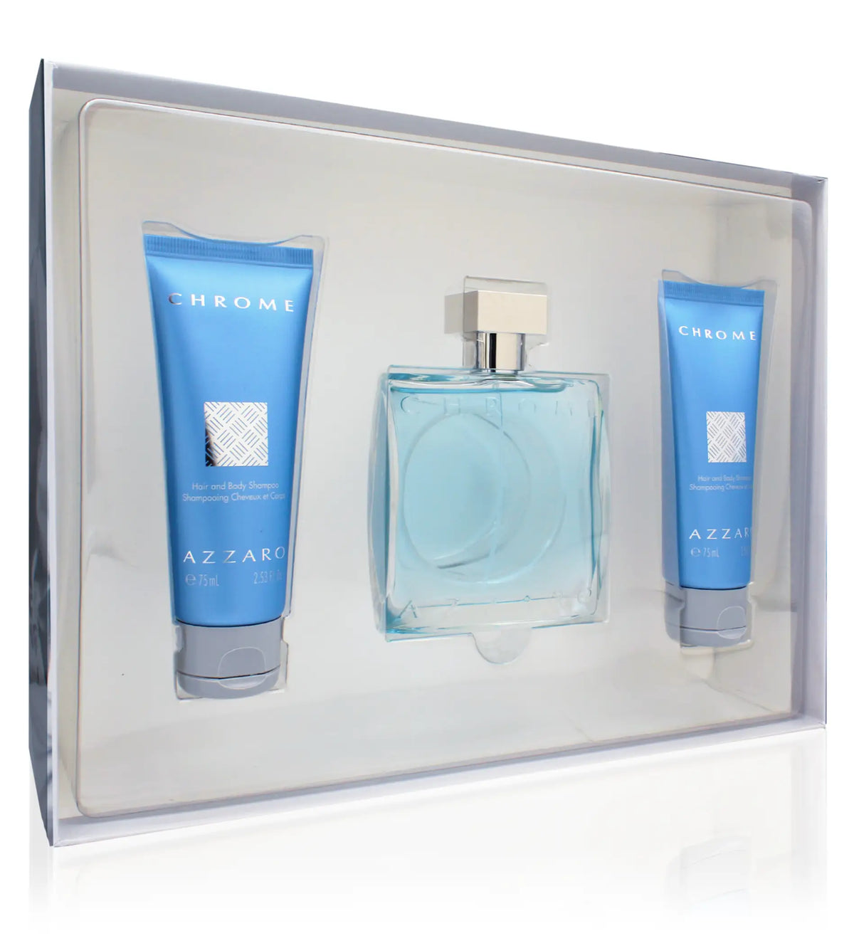 Azzaro Chrome SET M (EDT 100ml + Shampoo 2x75ml)